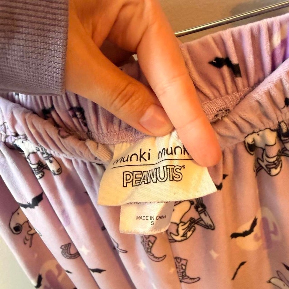 Peanuts Snoopy and Friends pajama pants halloween fall size S - Picture 3 of 4